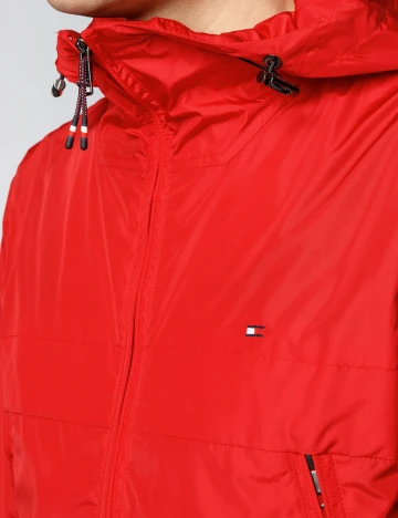 Geaca Tommy Hilfiger, rosu, S