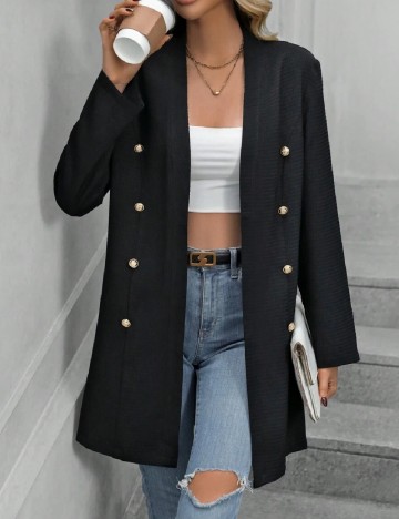 
						Blazer SHEIN, negru