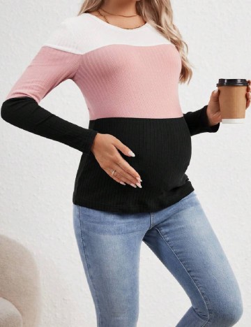 
						Bluza SHEIN Maternity, mix culori