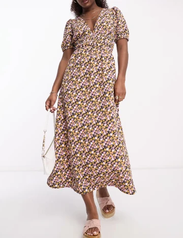 Rochie medie ASOS, floral print