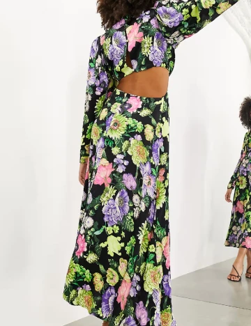 Rochie lunga ASOS, floral print