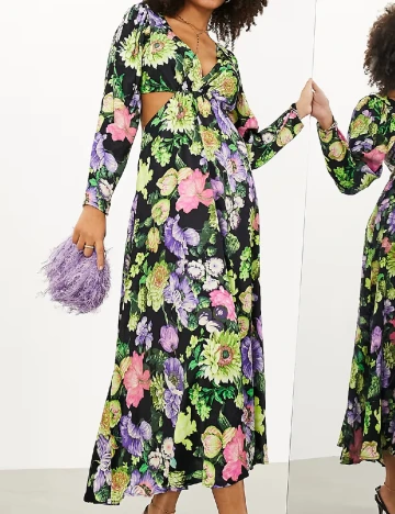 Rochie lunga ASOS, floral print