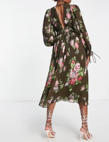 Rochie medie ASOS, floral Floral print