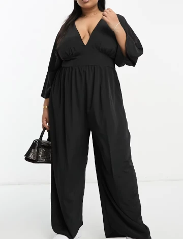 Salopeta ASOS Curve, negru
