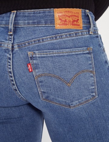 Blugi Levi S, albastru denim, 23/32