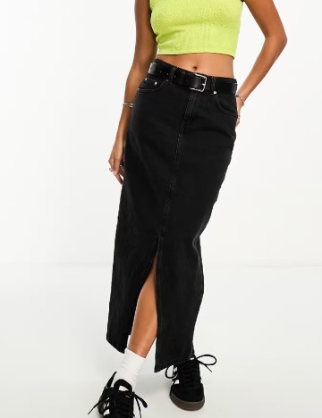 
						Fusta ASOS, negru