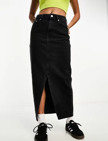 Fusta ASOS, negru Negru