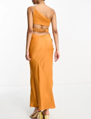 Rochie lunga ASOS, portocaliu