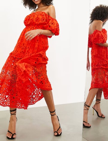 
						Rochie medie ASOS, portocaliu