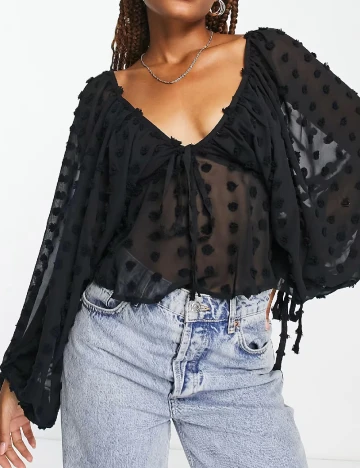 Bluza ASOS, negru Negru