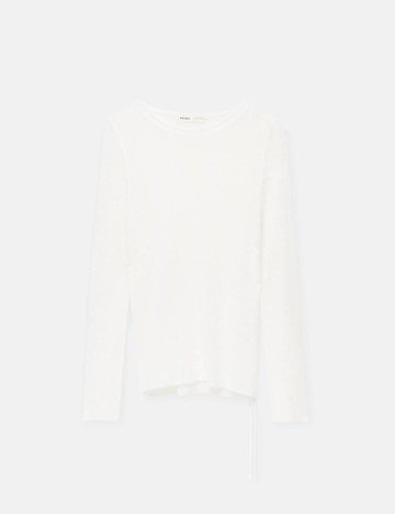 Bluza Pull&Bear, alb