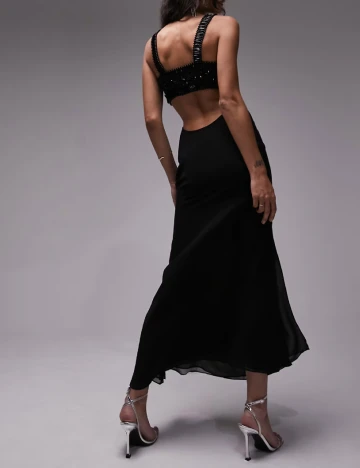 Rochie lunga Top Shop, negru