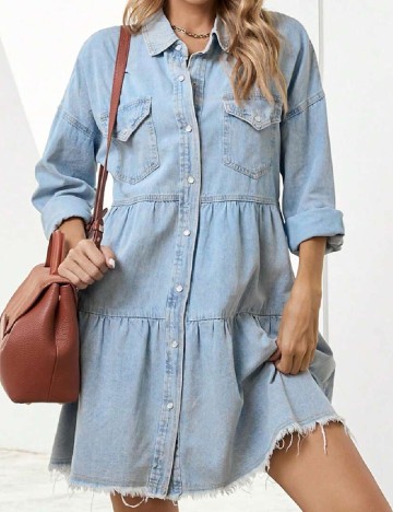 
						Rochie scurta SHEIN, bleu