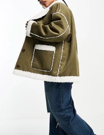 Palton IN THE STYLE Plus Size, verde Verde