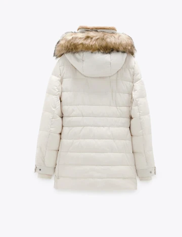 Geaca Zara, alb, XS Alb
