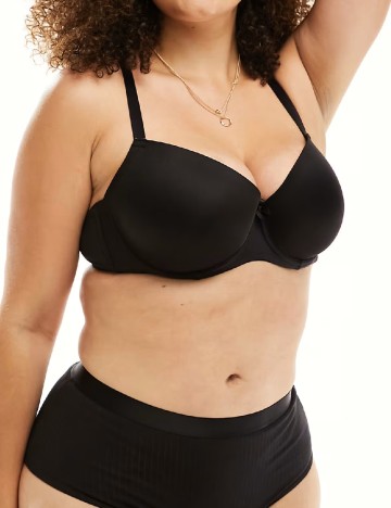 
						Sutien Ivory Rose Curve, negru