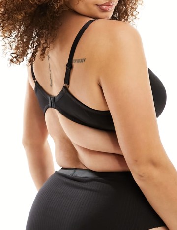 Sutien Ivory Rose Curve, negru
