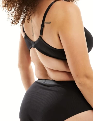 Sutien Ivory Rose Curve, negru Negru