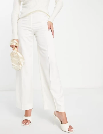 Pantaloni & other stories, ecru Alb