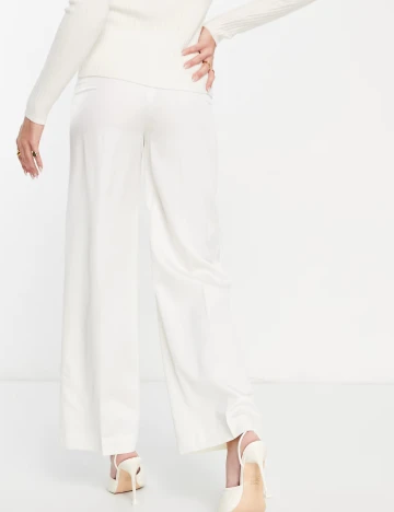 Pantaloni & other stories, ecru Alb