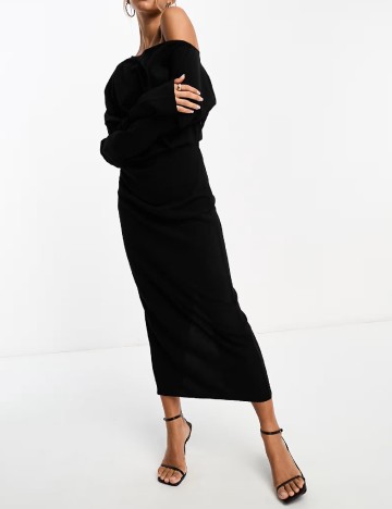
						Rochie medie ASOS, negru