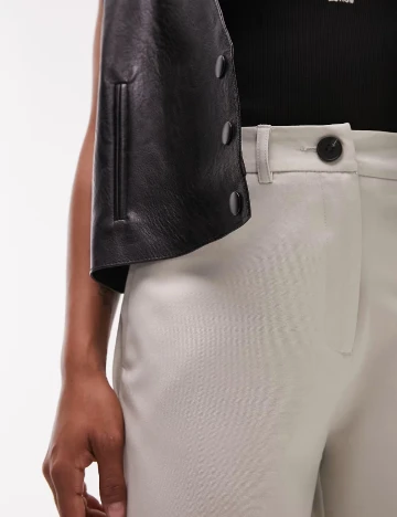 Pantaloni Top Shop, gri