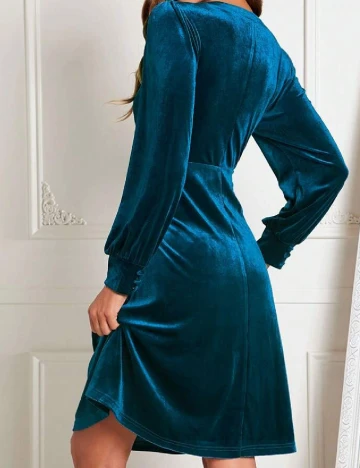 Rochie scurta SHEIN, albastru Albastru