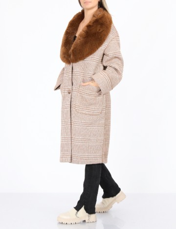 
						Palton reversibil No-l-ita, maro