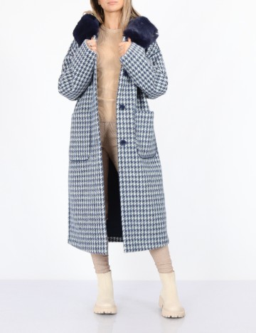 
						Palton reversibil No-l-ita, bleumarin