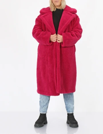 Palton reversibil No-l-ita, roz Roz