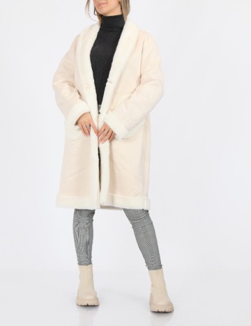 
						Palton reversibil No-l-ita, alb