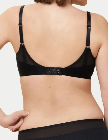 Sutien Florale by Triumph, negru