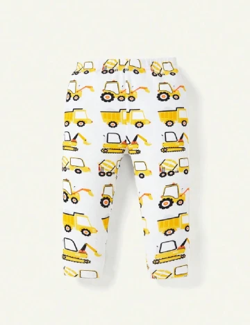 Pijama CozyCub, galben Galben