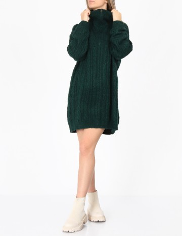 
						Pulover SHEIN, verde inchis