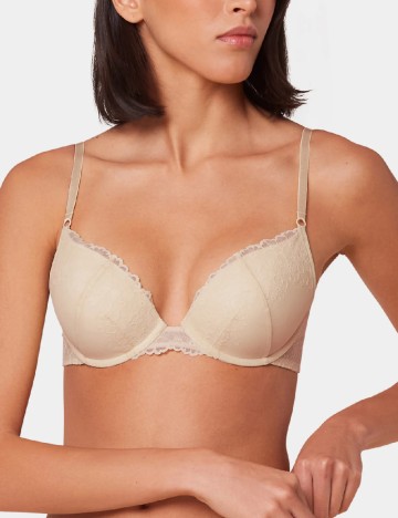 
						Sutien Triumph, crem