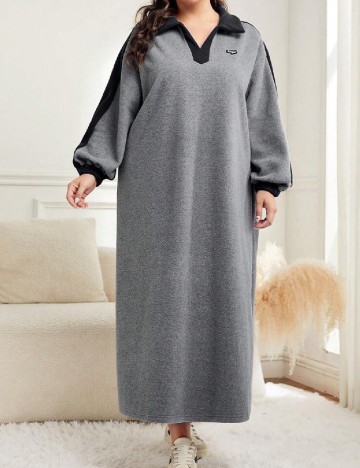 
						Rochie lunga SHEIN CURVE, gri