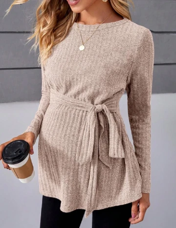 Bluza SHEIN Maternity, crem