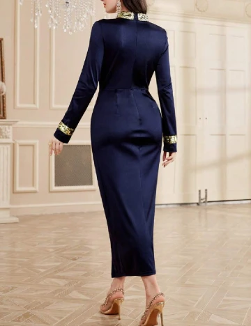 Rochie lunga SHEIN, bleumarin