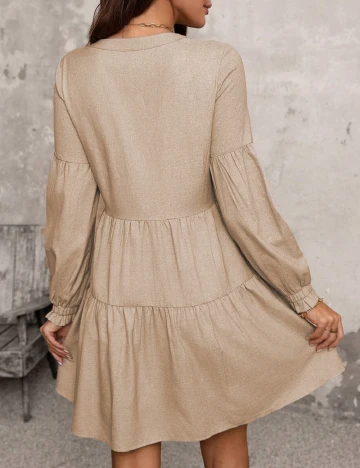 Rochie scurta SHEIN, maro