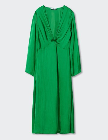 Rochie medie Mango, verde
