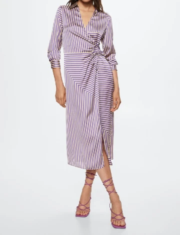 Rochie medie Mango, mov