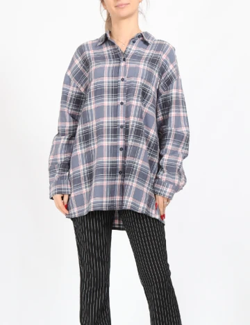 Camasa Oversize Only, albastru