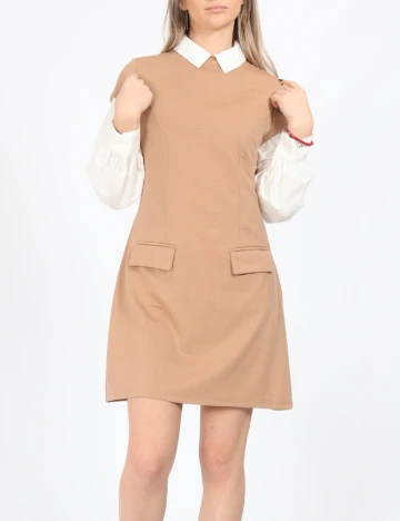 Rochie scurta SHEIN, maro