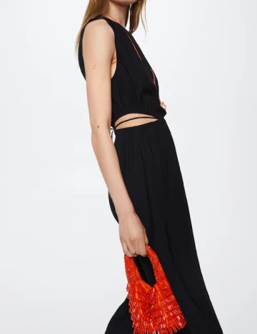 Rochie lunga Mango, negru