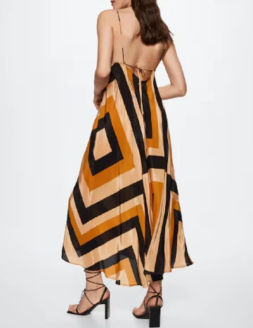 Rochie lunga Mango, mix culori