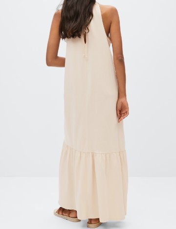 Rochie lunga Mango, crem