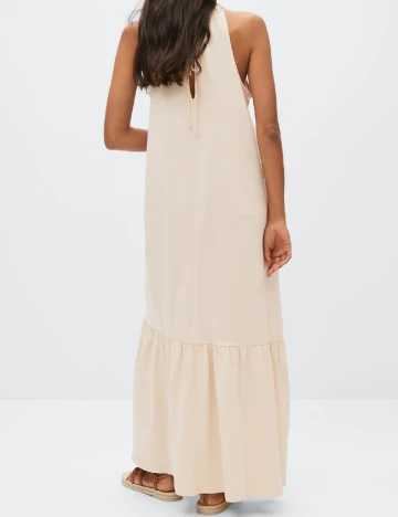 Rochie lunga Mango, crem