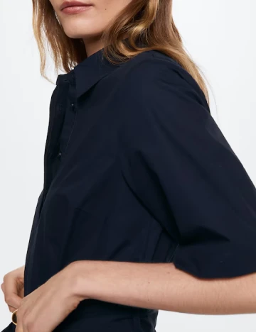 Rochie scurta Mango, bleumarin Albastru