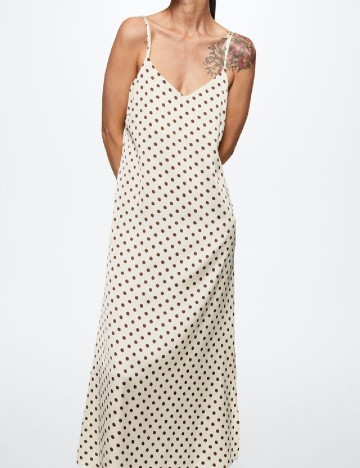 Rochie lunga Mango, crem