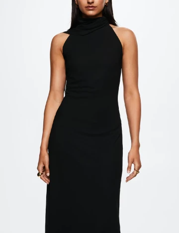 Rochie lunga Mango, negru